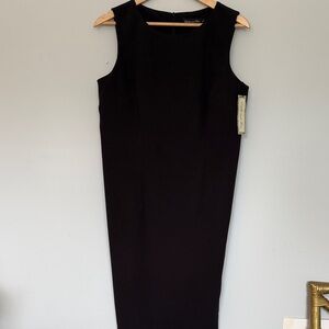 Estelle and Finn Black Midi Sheath Dress